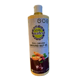 Ground nut oil (Bull Driven) 1Ltr *