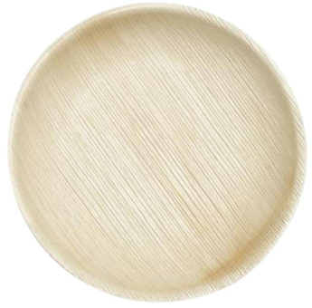 10inch  Round Areca Plates Premium (Pack of  25)